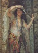 William Clarke Wontner Safe,One of the Three Ladies of Bagdad (mk32) painting